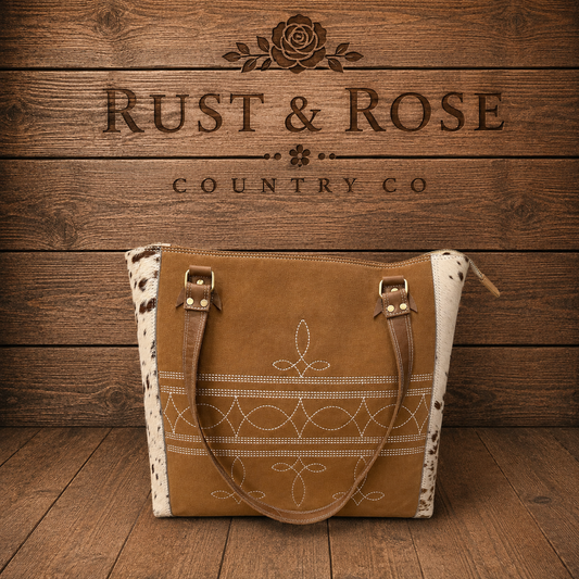 The Bootstich Suede Tote