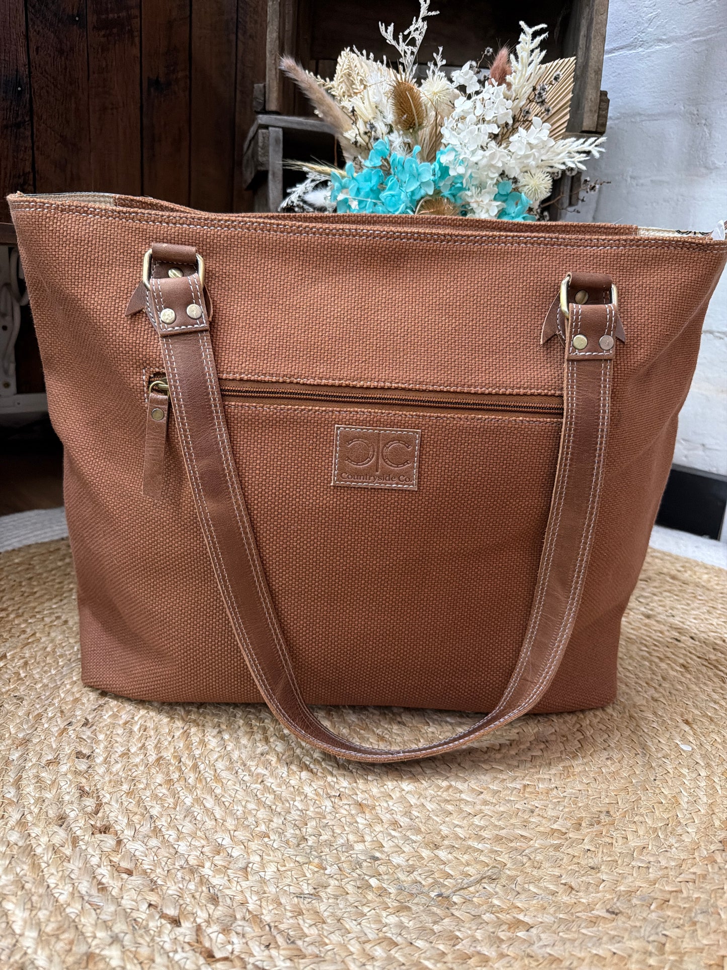 The Bootstich Suede Tote