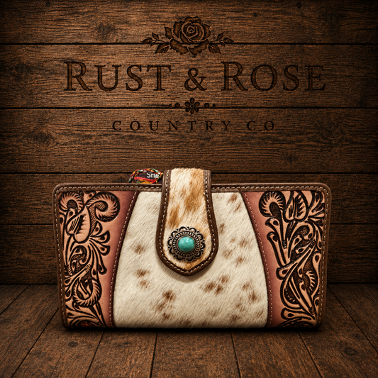 Roscoe Ridge Handtooled Wallet