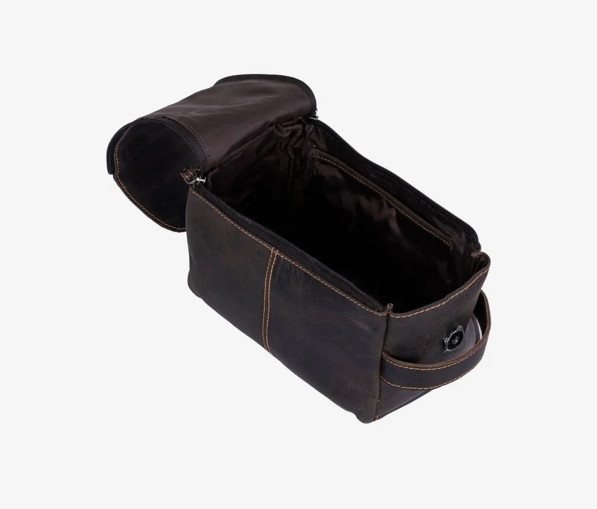 The Darwin Leather Washbag