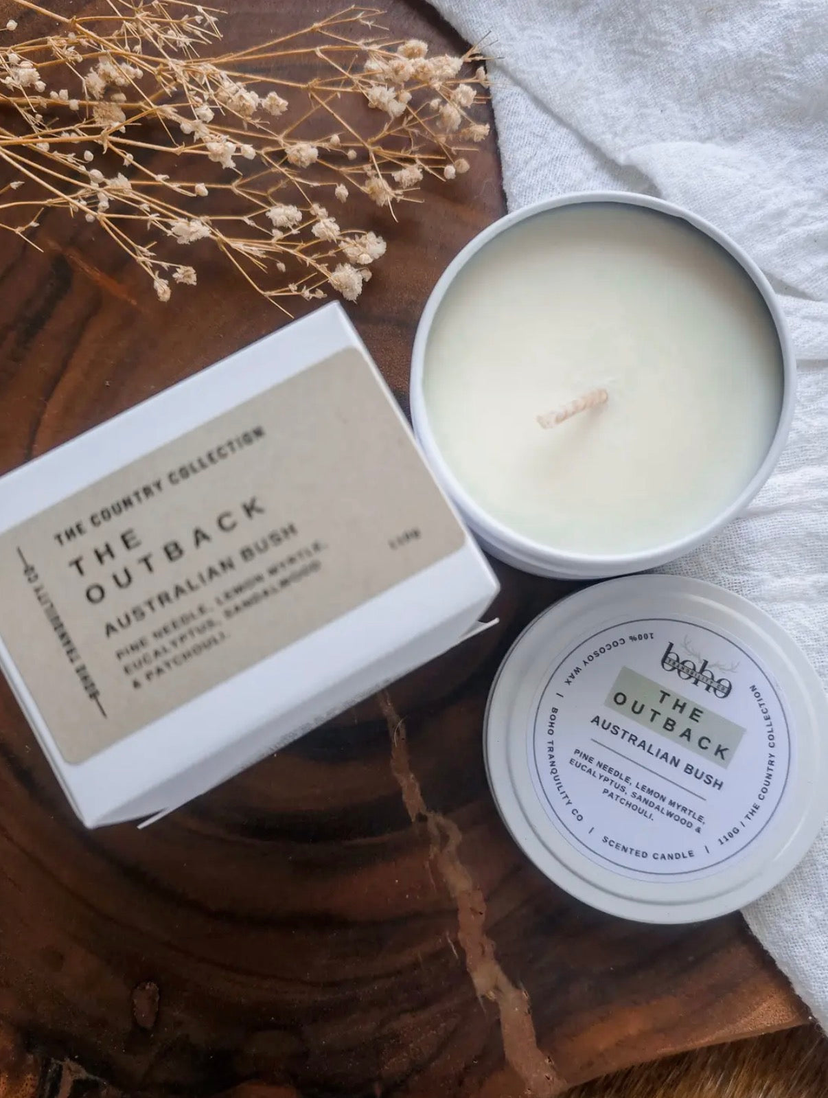 The Outback- Australian Bush Mini Tin Candle