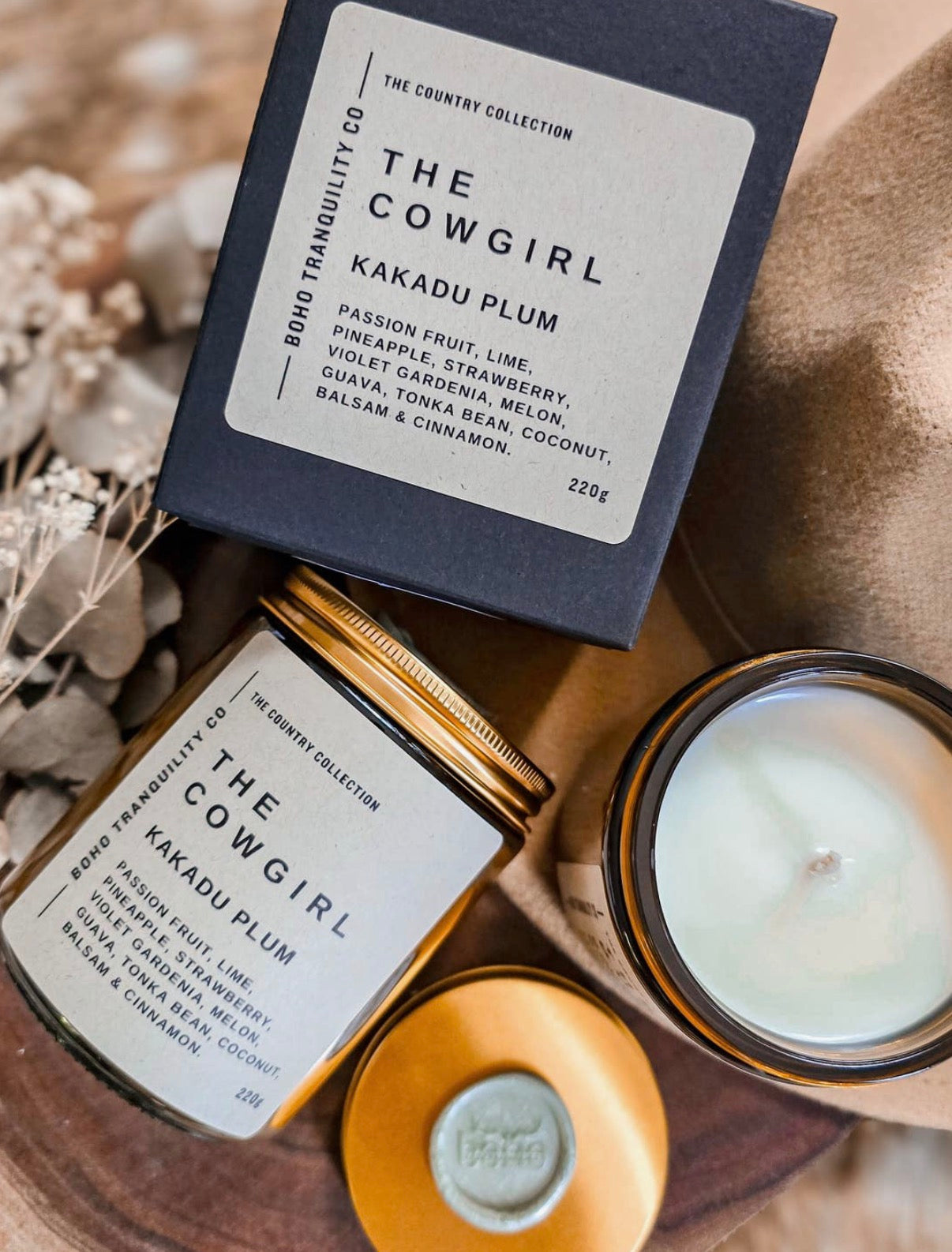 The Cowgirl- Kakadu Plum Medium Candle