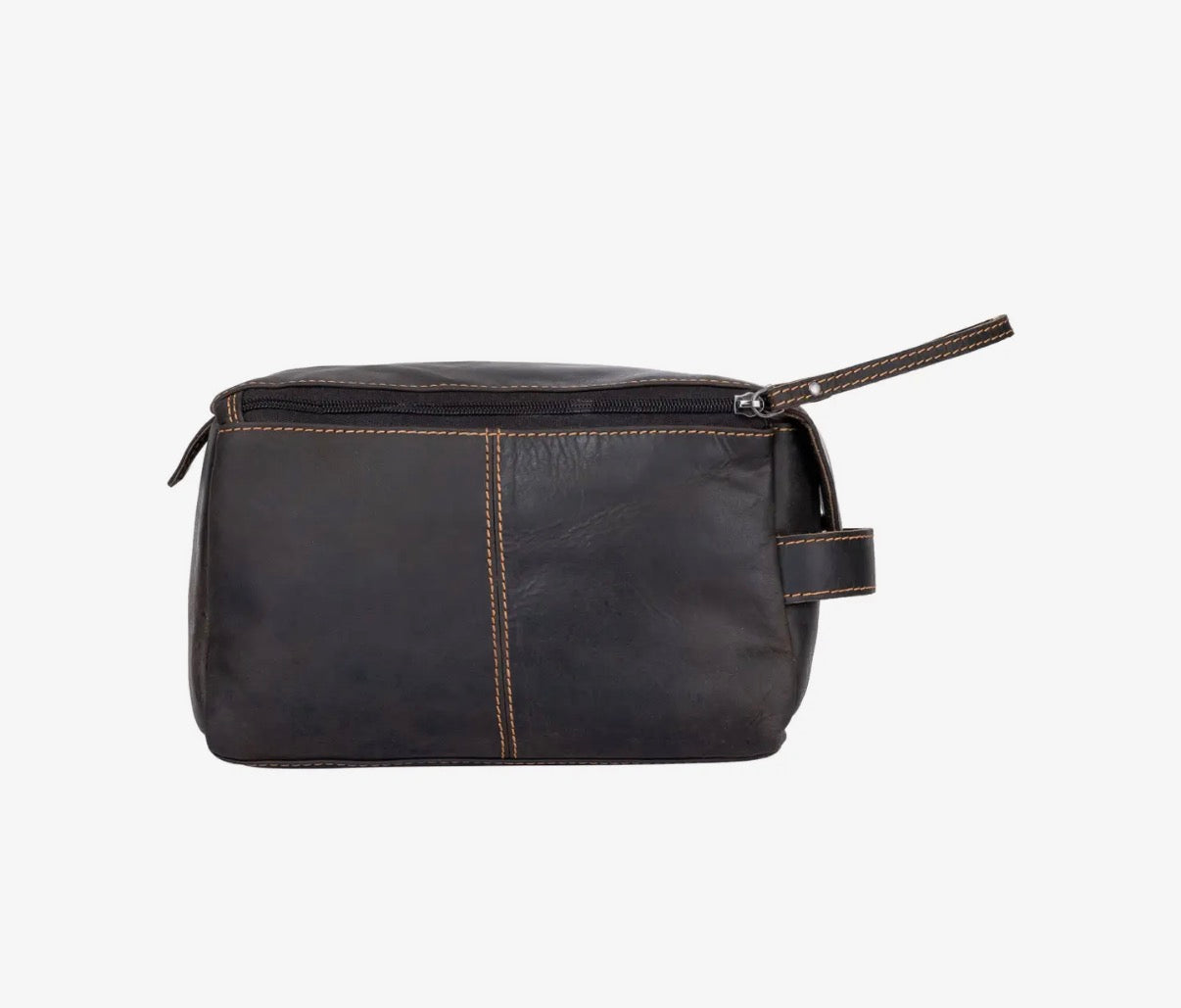 The Darwin Leather Washbag